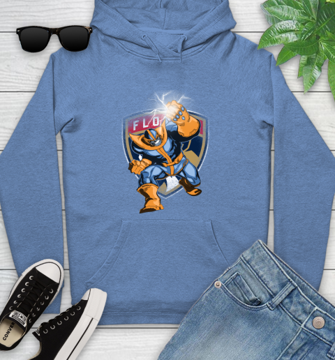 Florida Panthers NHL Hockey Thanos Avengers Infinity War Marvel Youth Hoodie 13