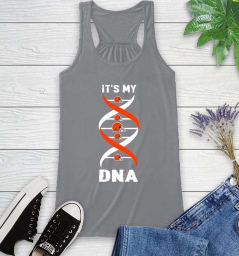 Cleveland Browns NFL Football It's My DNA Sports Racerback Tank 4