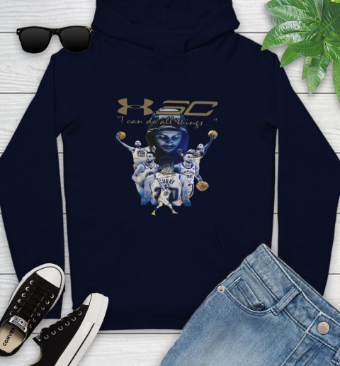 Stephen Curry I Can Do All Things Signature Youth Hoodie 3