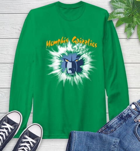 Memphis Grizzlies NBA Basketball Rip Sports Long Sleeve T-Shirt 8