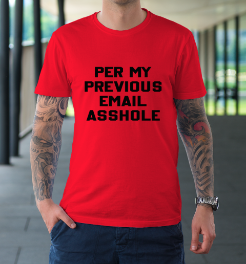 Per My Previous Email T-Shirt 14