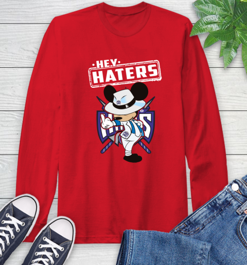 NBA Hey Haters Mickey Basketball Sports Sacramento Kings Long Sleeve T-Shirt 11