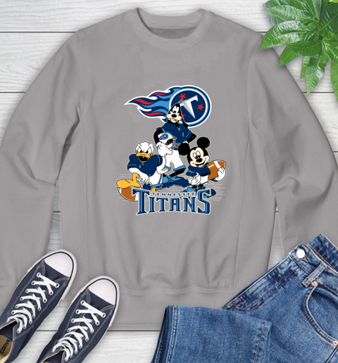 NFL Tennessee Titans Mickey Mouse Donald Duck Goofy Football Shirt Sweatshirt 5