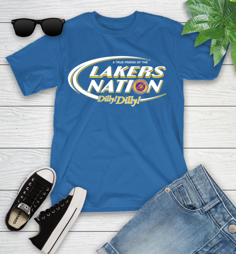 NBA A True Friend Of The Los Angeles Lakers Dilly Dilly Basketball Sports Youth T-Shirt 12