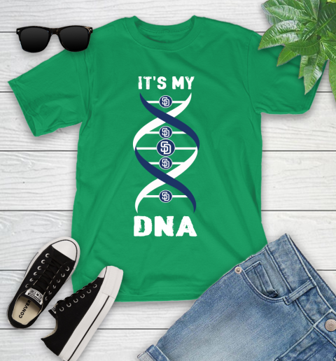 San Diego Padres MLB Baseball It's My DNA Sports Youth T-Shirt 8