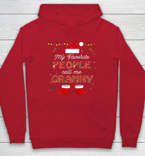 My Favorite People Call Me Granny Thanksgiving Christmas Hoodie 7