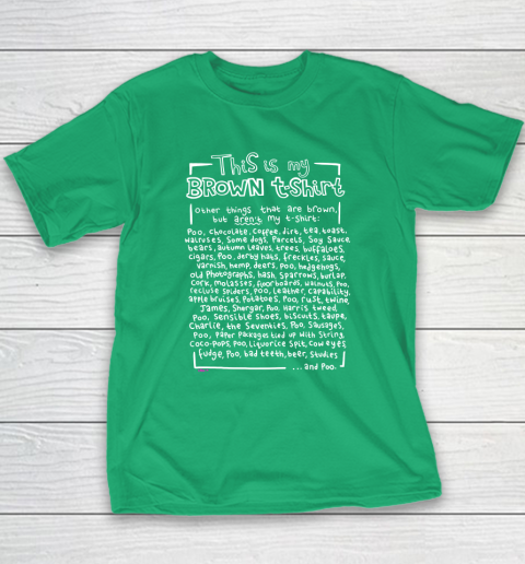 This Is My Brown Youth T-Shirt 4