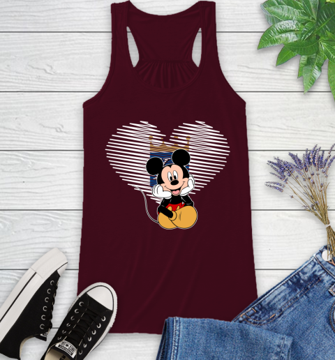 MLB Kansas City Royals The Heart Mickey Mouse Disney Baseball T Shirt_000 Racerback Tank 2