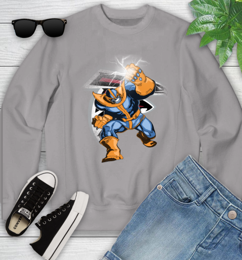 Atlanta Falcons NFL Football Thanos Avengers Infinity War Marvel Youth Sweatshirt 3