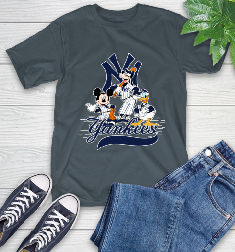 MLB New York Yankees Mickey Mouse Donald Duck Goofy Baseball T Shirt T-Shirt 10