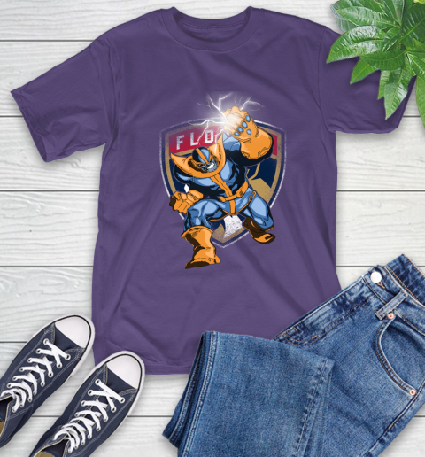 Florida Panthers NHL Hockey Thanos Avengers Infinity War Marvel T-Shirt 5