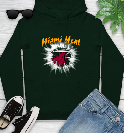 Miami Heat NBA Basketball Rip Sports Youth Hoodie 14