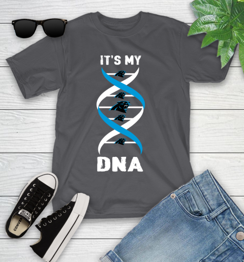 Carolina Panthers NFL Football It's My DNA Sports Youth T-Shirt 6
