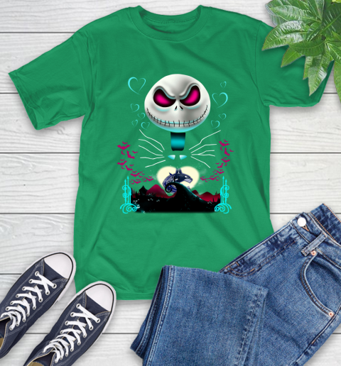 NHL Vancouver Canucks Jack Skellington Sally The Nightmare Before Christmas Hockey T-Shirt 7