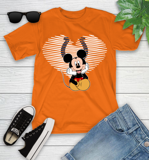 NFL Indianapolis Colts The Heart Mickey Mouse Disney Football T Shirt_000 Youth T-Shirt 9