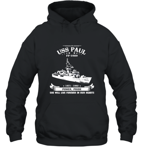 USS Paul (FF 1080) Tshirt Hooded