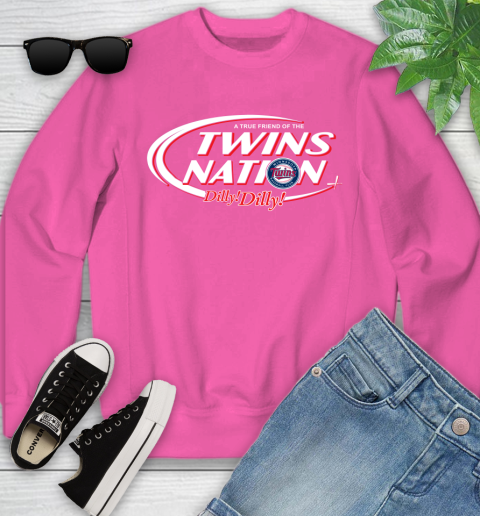 MLB A True Friend Of The Minnesota Twins Dilly Dilly Baseball Sports Youth Sweatshirt 6