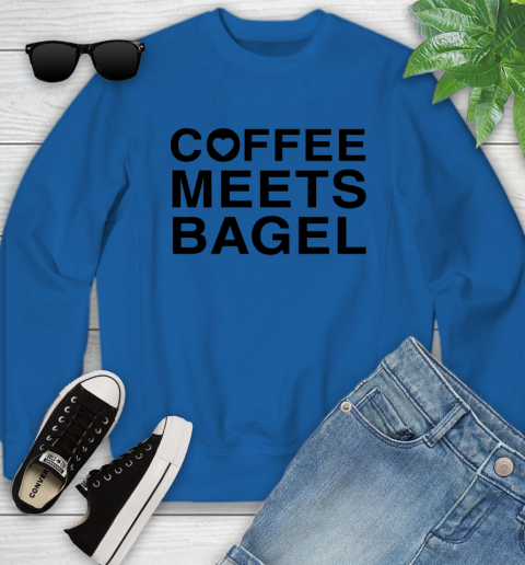 Coffee meets bagel Youth Sweatshirt 4