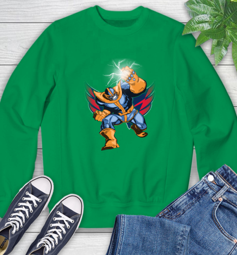 Washington Capitals NHL Hockey Thanos Avengers Infinity War Marvel Sweatshirt 7