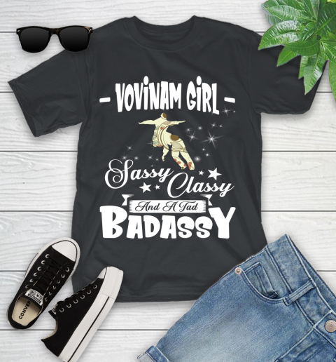 Vovinam Girl Sassy Classy And A Tad Badassy Youth T-Shirt