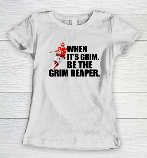 Patrick Mahomes Chiefs Grim Reaper Shirt Women's T-Shirt