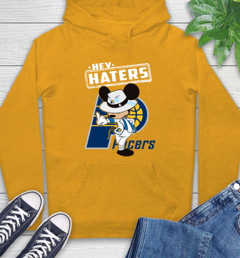 NBA Hey Haters Mickey Basketball Sports Indiana Pacers Hoodie 2
