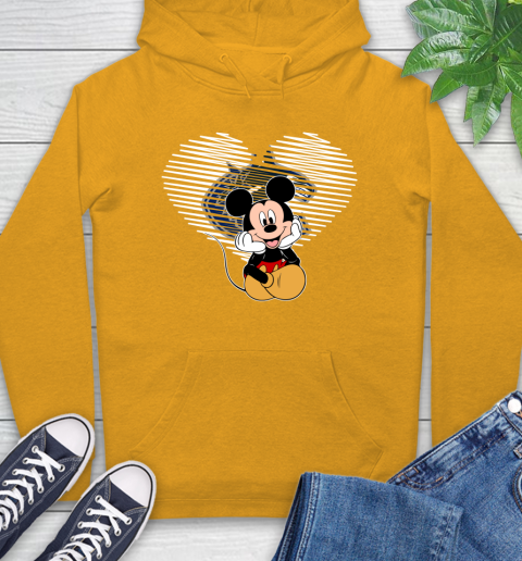 NHL Vancouver Canucks The Heart Mickey Mouse Disney Hockey Hoodie 2