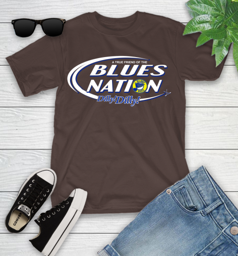 NHL A True Friend Of The St.Louis Blues Dilly Dilly Hockey Sports Youth T-Shirt 7