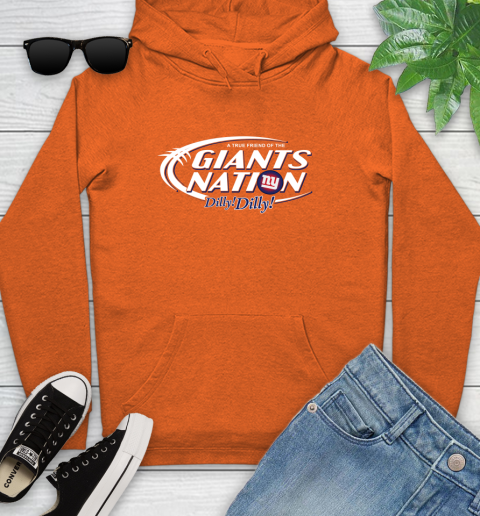 NFL A True Friend Of The New York Giants Dilly Dilly Football Sports Youth Hoodie 4