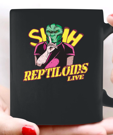 Reptiloid Live Conspiracy Theory Alien Ceramic Mug 11oz