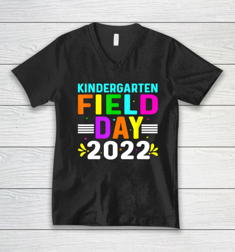 Kindergarten Field Day 2022 V-Neck T-Shirt