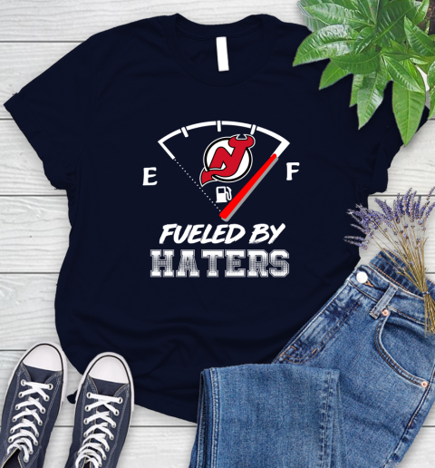 New Jersey Devils NHL Hockey Fueled By Haters Sports Women's T-Shirt 2