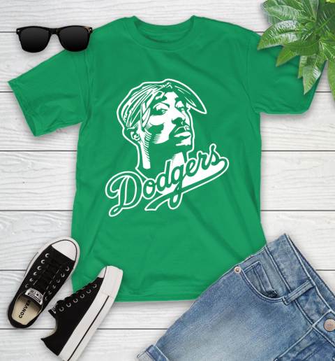 Tupac Dodgers Youth T-Shirt 8