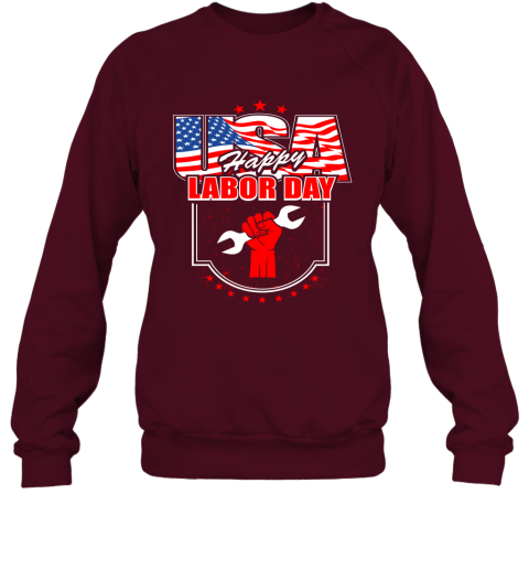 Happy labor day Happy Labor Day Job Title American Flag Sweatshirt