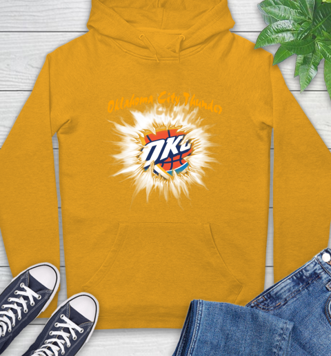 Oklahoma City Thunder NBA Basketball Rip Sports Hoodie 2