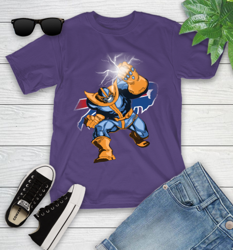 Buffalo Bills NFL Football Thanos Avengers Infinity War Marvel Youth T-Shirt 3