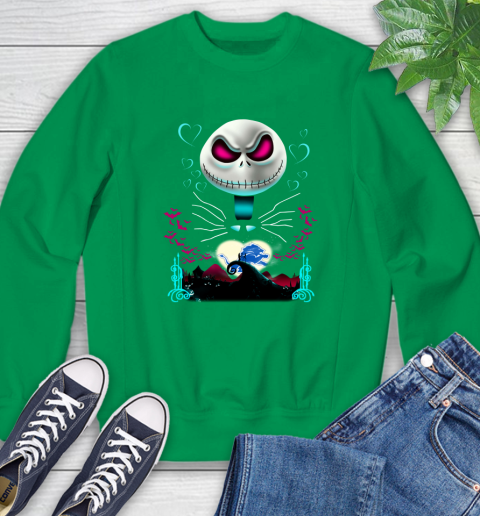 NFL Detroit Lions Jack Skellington Sally The Nightmare Before Christmas Football Sweatshirt 7