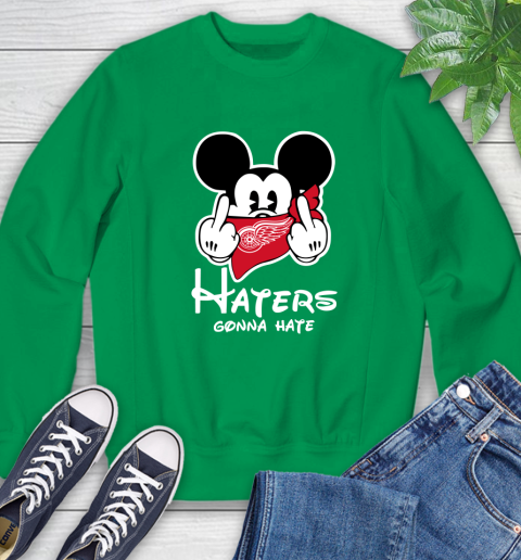 NHL Dallas Stars Haters Gonna Hate Mickey Mouse Disney Hockey T Shirt Sweatshirt 7