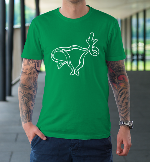 Middle Finger Uterus T-Shirt 5