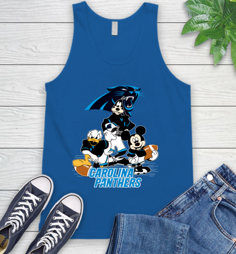NFL Carolina Panthers Mickey Mouse Donald Duck Goofy Football Shirt Tank Top 4