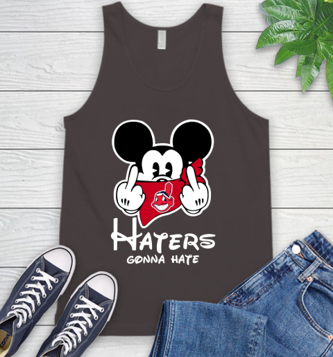 MLB Cleveland Indians Haters Gonna Hate Mickey Mouse Disney Baseball T Shirt_000 Tank Top 6