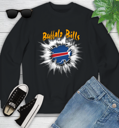 Buffalo Bills NFL Football Adoring Fan Rip Sports Youth Sweatshirt