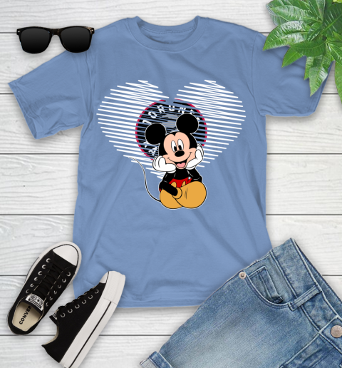 NBA Toronto Raptors The Heart Mickey Mouse Disney Basketball Youth T-Shirt 15