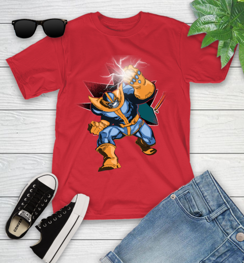 San Jose Sharks NHL Hockey Thanos Avengers Infinity War Marvel Youth T-Shirt 13