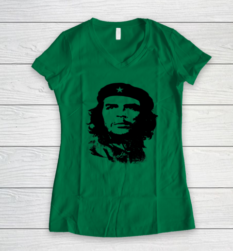 Che Shirt Guevara Viva La Revolucion Revolution Women's V-Neck T-Shirt 3