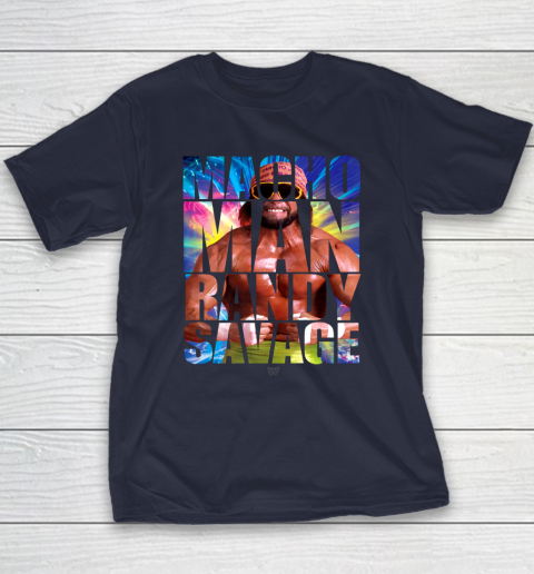 Randy Macho Man Savage WWE Disco Splash Youth T-Shirt 2