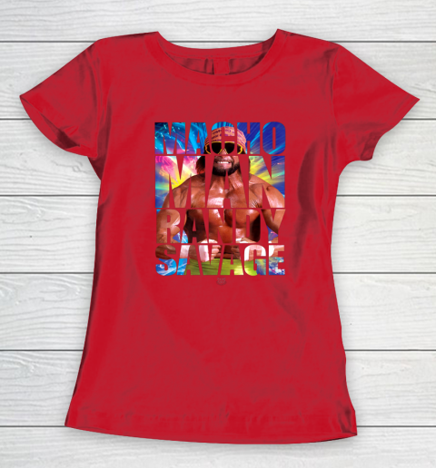 Randy Macho Man Savage WWE Disco Splash Women's T-Shirt 7