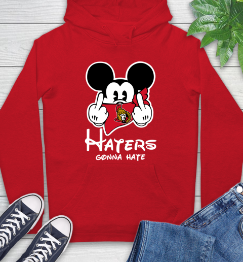 NHL Ottawa Senators Haters Gonna Hate Mickey Mouse Disney Hockey T Shirt Hoodie 10