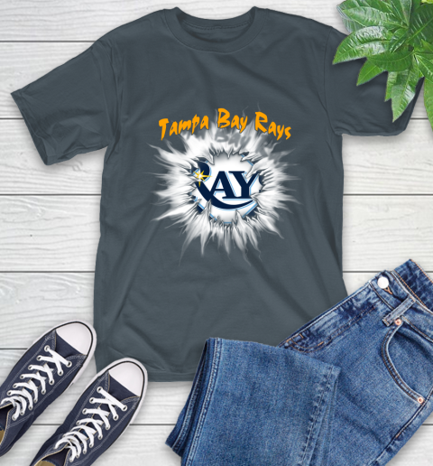 Tampa Bay Rays MLB Baseball Adoring Fan Rip Sports T-Shirt 10