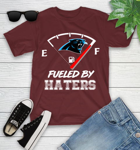 Carolina Panthers NFL Football Fueled By Haters Sports Youth T-Shirt 14